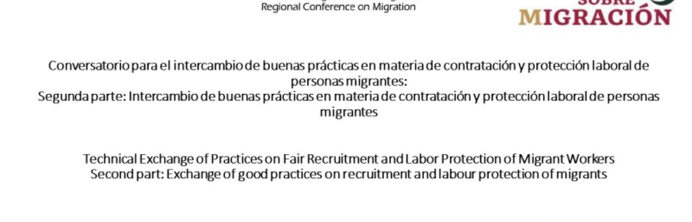 Technical Exchange of Practices on Fair Recruitment and Labor Protection of Migrant Workers